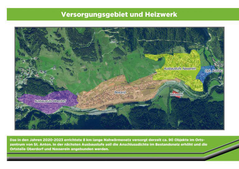Versorgungsgebiet Nahwärme